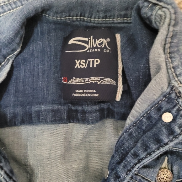 Silver Jean jacket - Picture 2 of 3